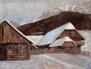 Otto Barth Farmhouse in winter
